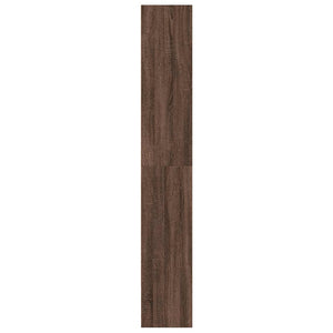 Ντουλάπι βιβλίων καφέ δρυς 80x30x189 cm Κατασκευασμένο ξύλο
