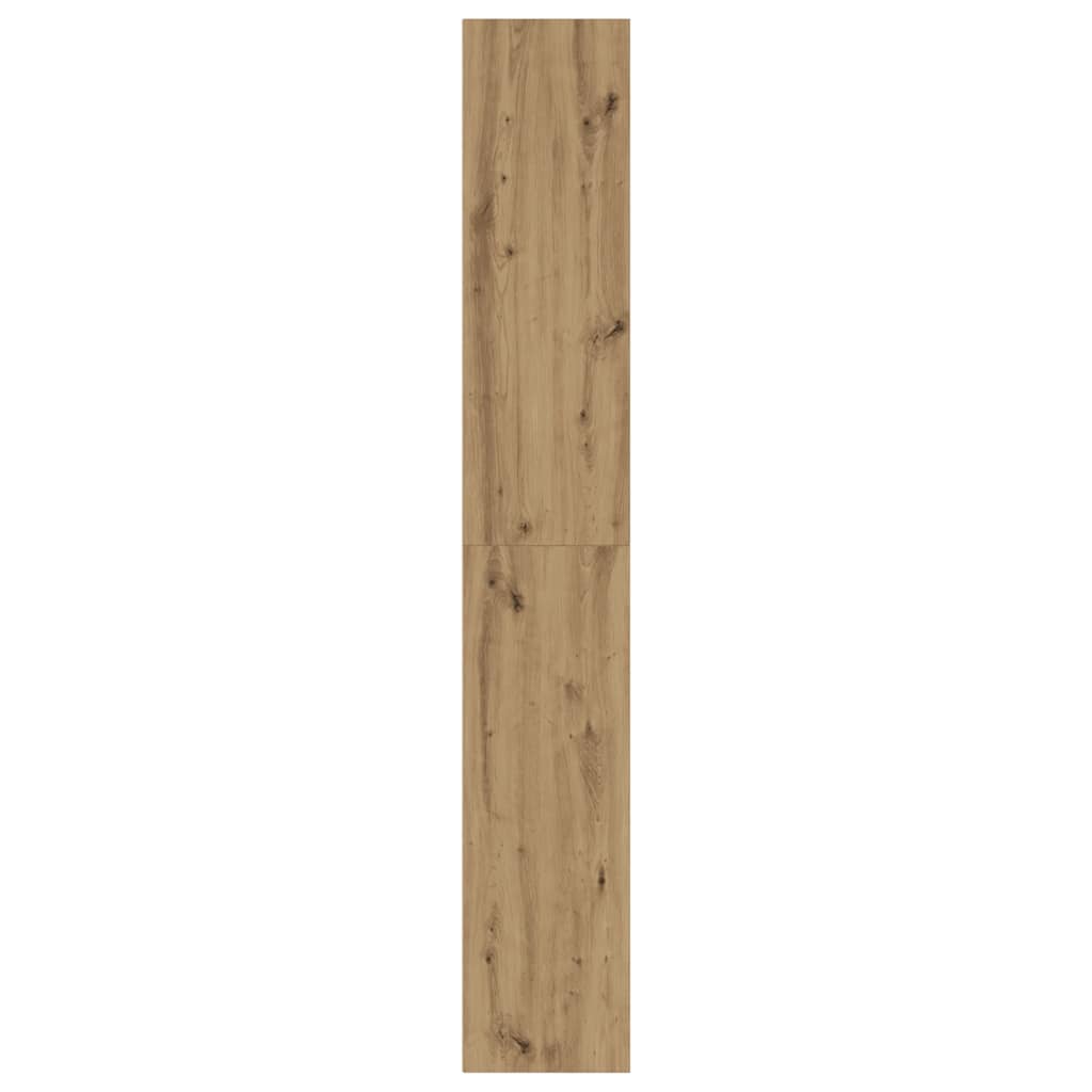 Βιβλιοθήκη Αρτισιανή Δρυς 80x30x189 εκ. από Επεξ. Ξύλο