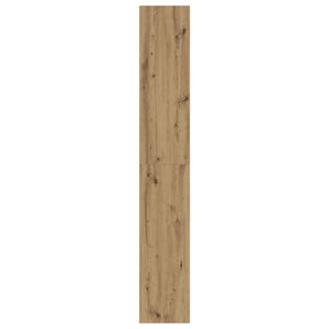 Βιβλιοθήκη Αρτισιανή Δρυς 80x30x189 εκ. από Επεξ. Ξύλο