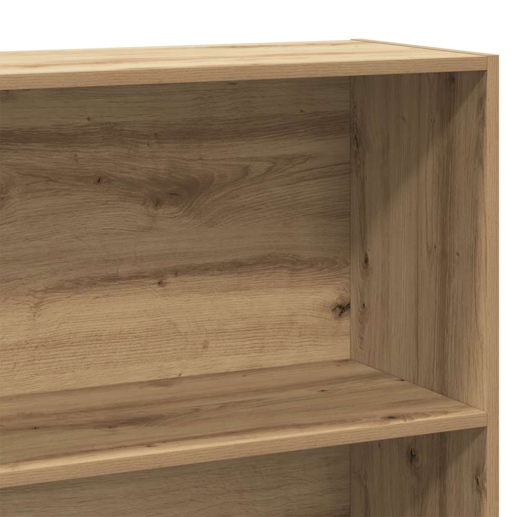 Βιβλιοθήκη Αρτισιανή Δρυς 80x30x189 εκ. από Επεξ. Ξύλο
