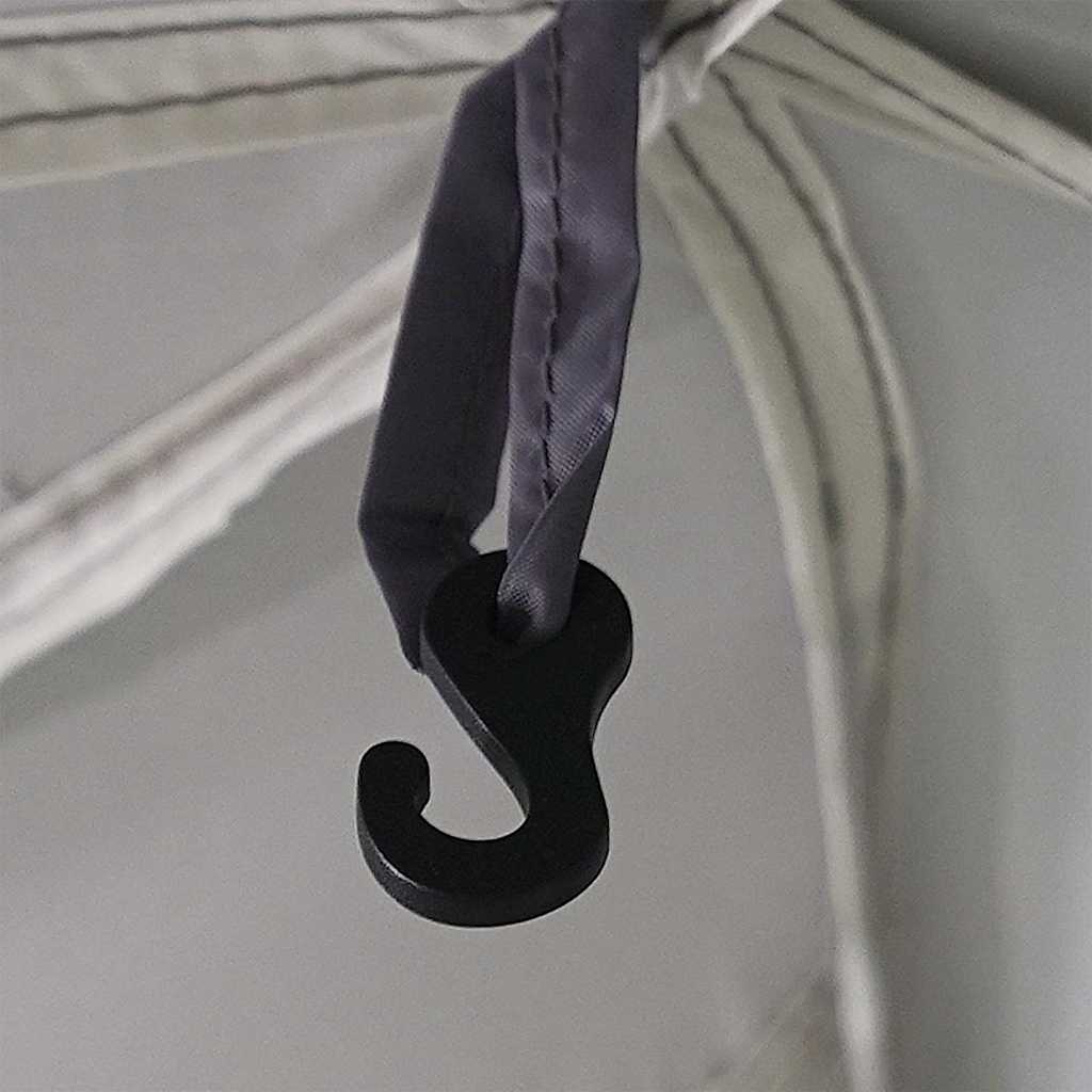 Σκηνή πισίνας  αφαιρούμενη μύγα & Τοίχοι ματιών Γκρι 612x612 cm