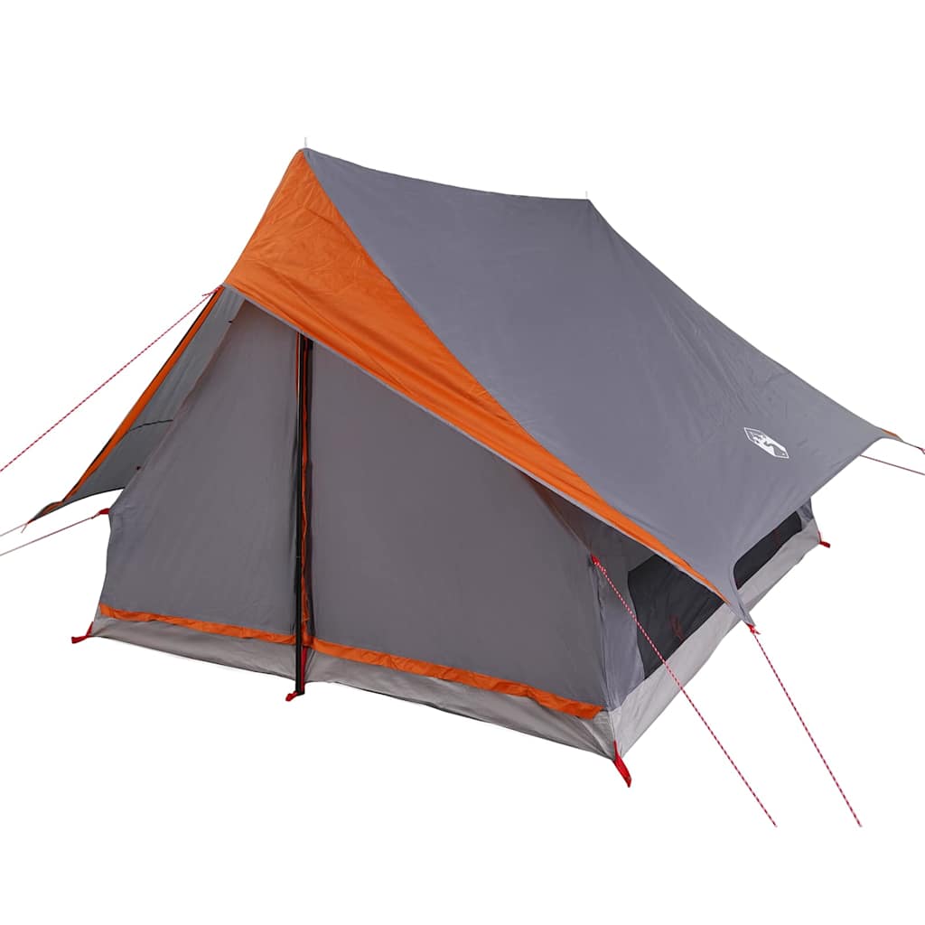 Οικογενειακή Σκηνή Γκρι και Πορτοκαλί 256 x 256 x 185 εκ