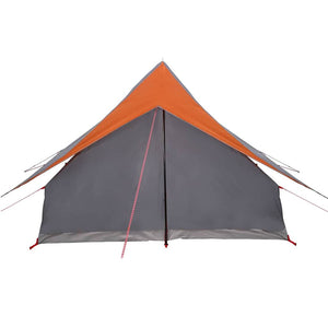 Οικογενειακή Σκηνή Γκρι και Πορτοκαλί 256 x 256 x 185 εκ