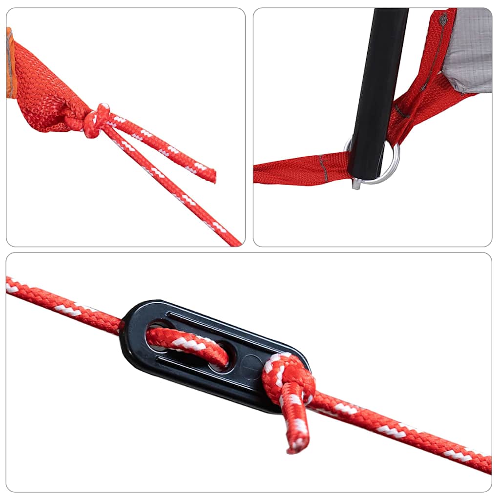 Οικογενειακή Σκηνή Γκρι και Πορτοκαλί 620 x 322 x 240 εκ