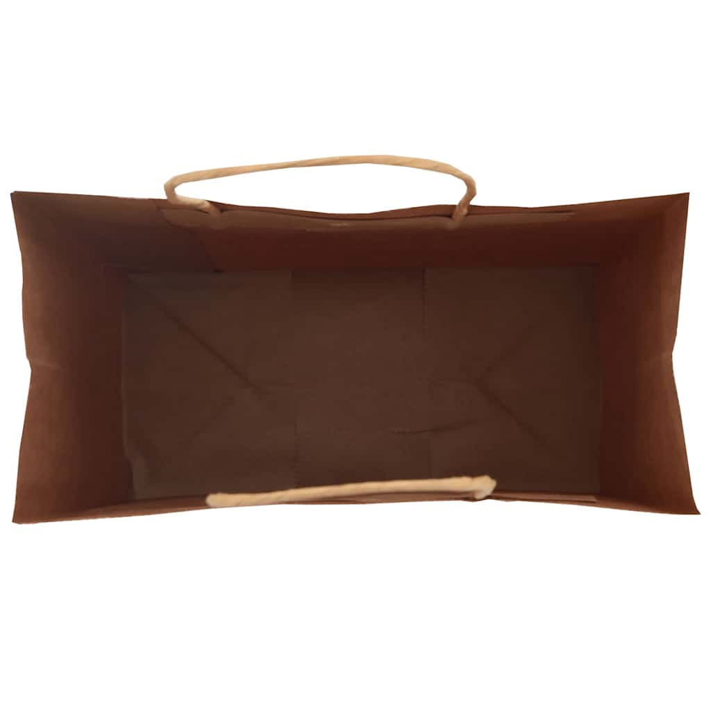 Χάρτινες σακούλες 250 τεμάχια με χερούλια Πράσινο 21x11x31 εκ.