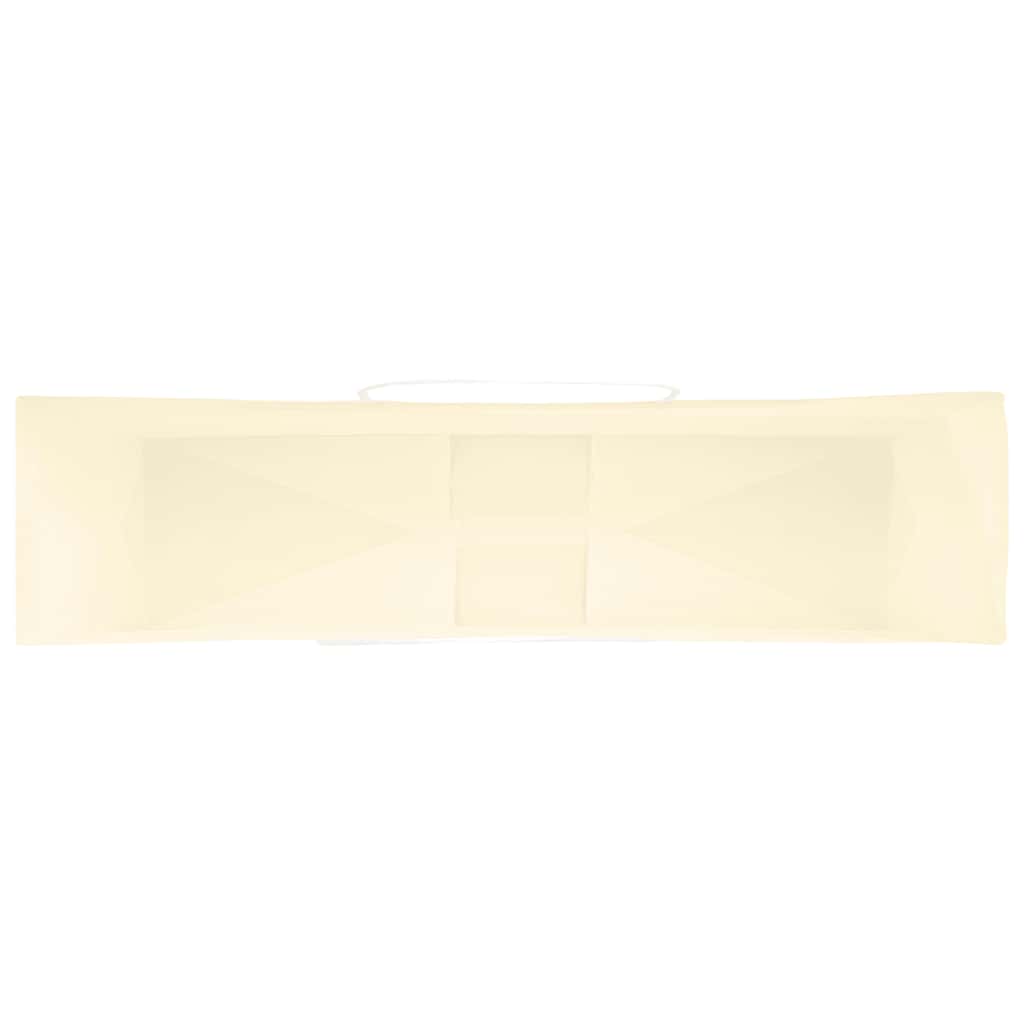 Χάρτινες σακούλες 50 τεμάχια με χερούλια Κίτρινο 54x15x49 εκ.