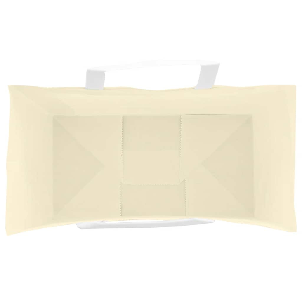 Χάρτινες σακούλες 50 τεμάχια με χερούλια Κίτρινο 32x17x25 εκ.