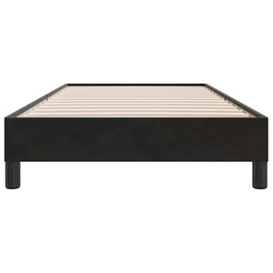 Box Spring Κρεβάτι χωρίς στρώμα Μαύρο 90x210 cm Βελούδινο