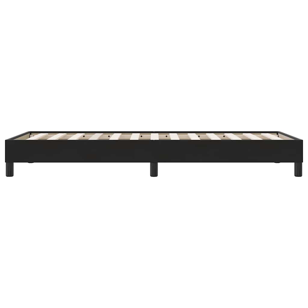 Box Spring Κρεβάτι χωρίς στρώμα Μαύρο 90x210 cm Βελούδινο