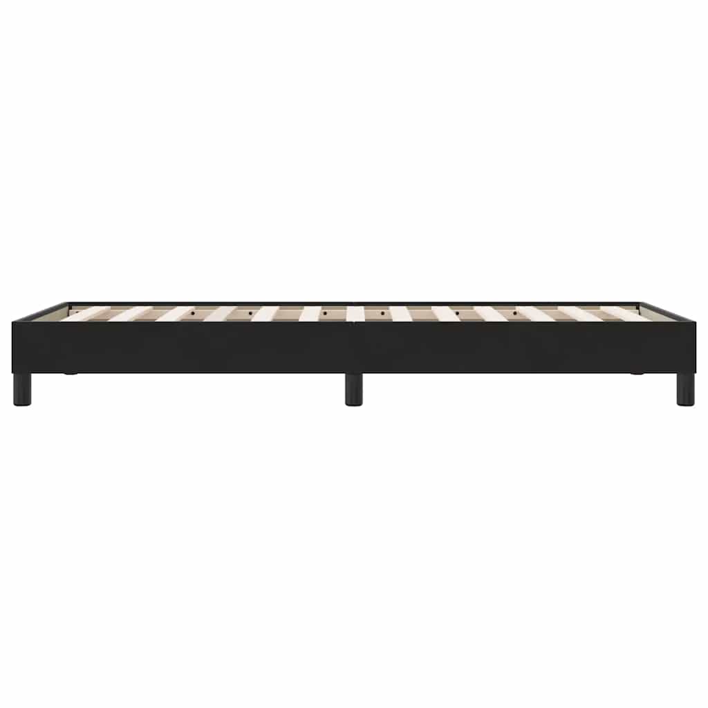Box Spring Κρεβάτι χωρίς στρώμα Μαύρο 100x210 cm Βελούδινο