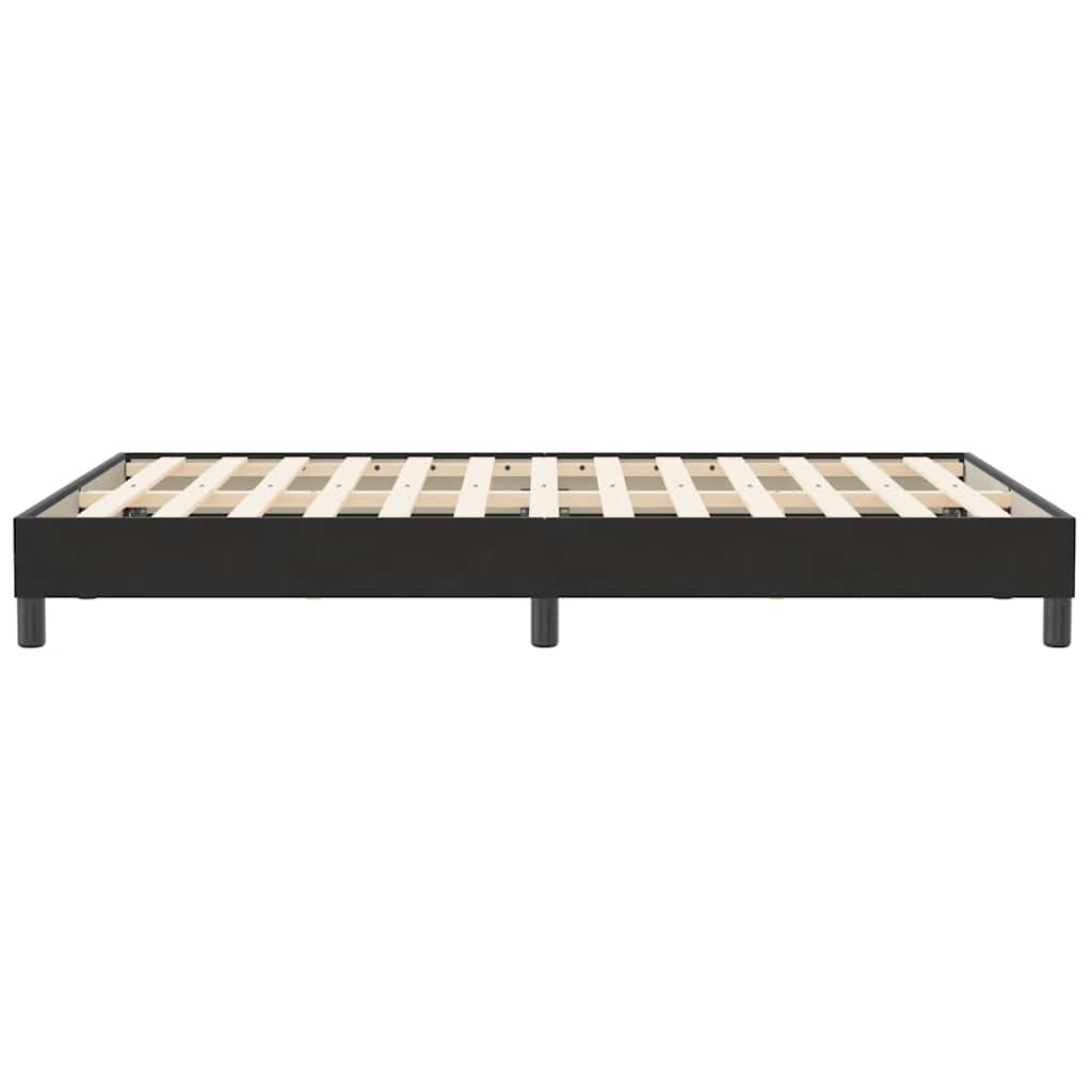 Box Spring Κρεβάτι χωρίς στρώμα Μαύρο 120x210 cm Βελούδινο