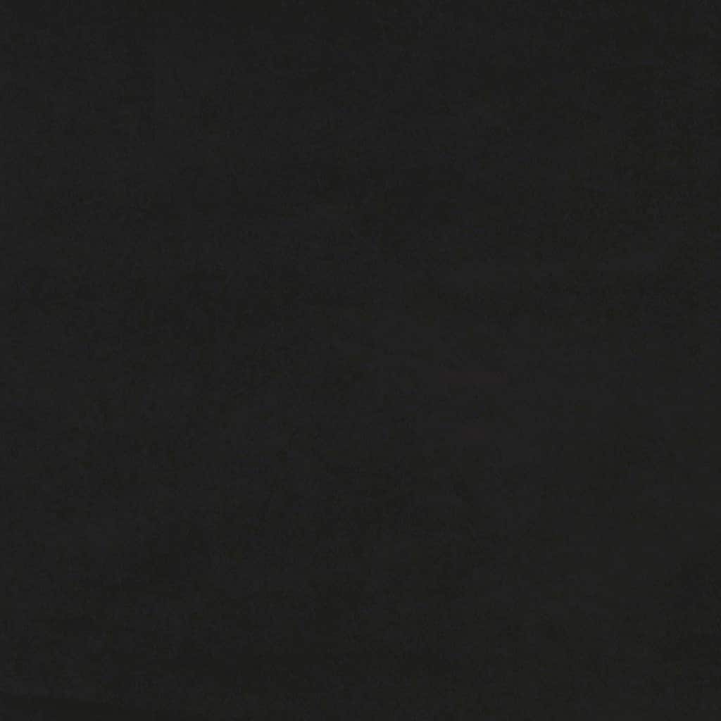 Box Spring Κρεβάτι χωρίς στρώμα Μαύρο 140x210 cm Βελούδινο