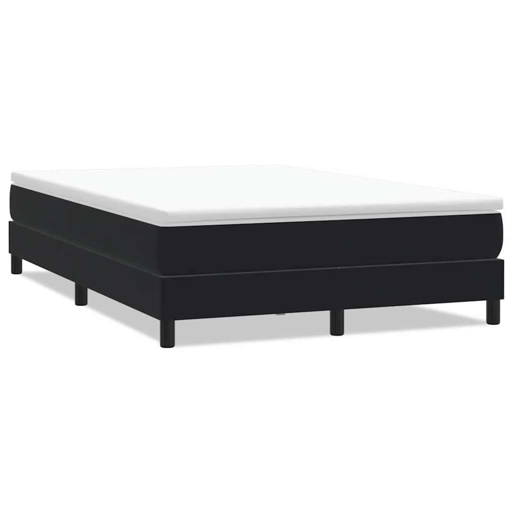 Box Spring Κρεβάτι χωρίς στρώμα Μαύρο 160x210 cm Βελούδινο