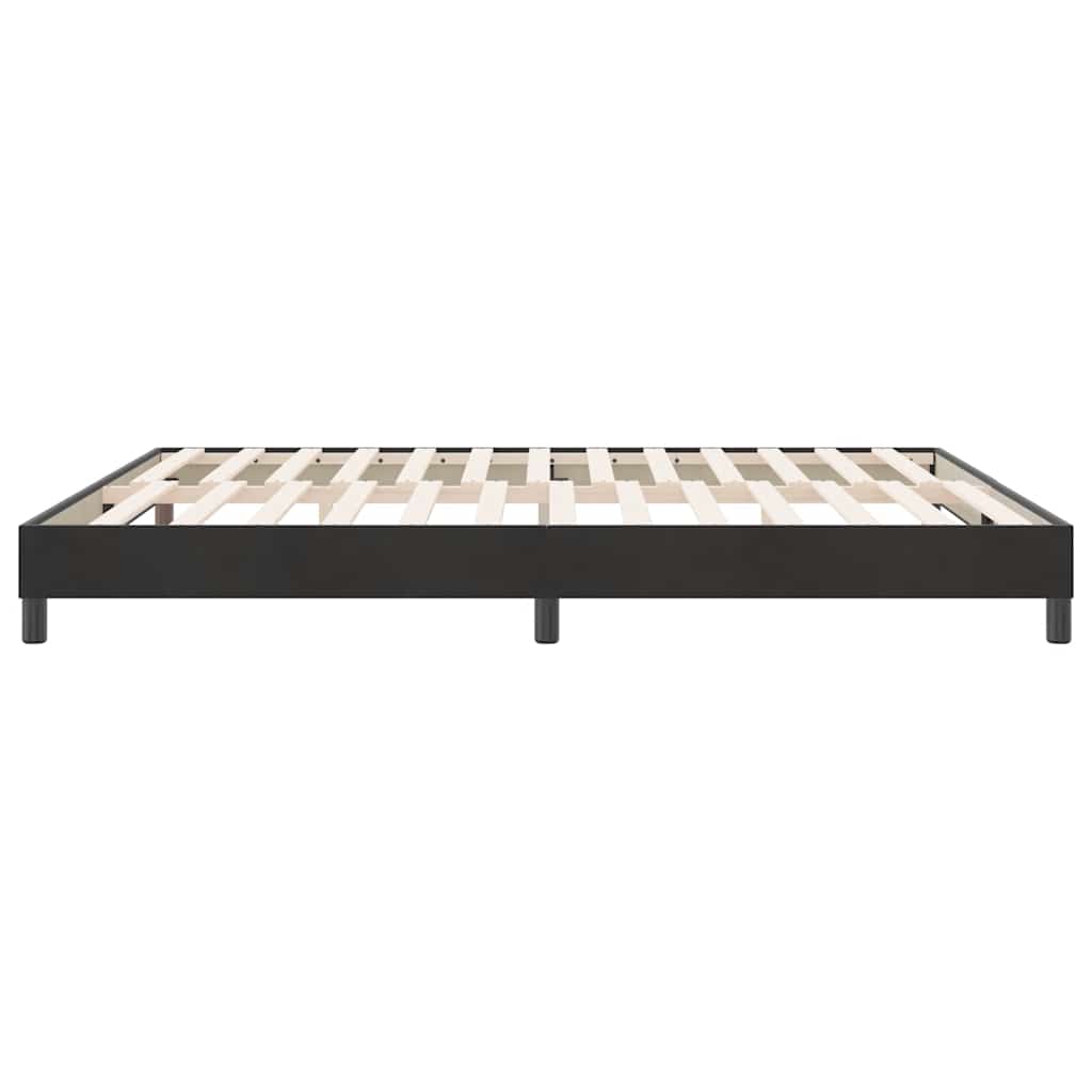 Box Spring Κρεβάτι χωρίς στρώμα Μαύρο 180x210 cm Βελούδινο