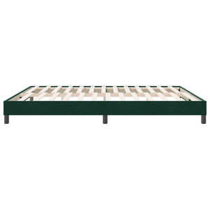 Κρεβάτι Boxspring χωρίς Στρώμα Σκούρο Πράσινο 180x210εκ.