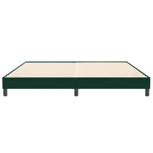 Κρεβάτι Boxspring χωρίς Στρώμα Σκούρο Πράσινο 200x210εκ