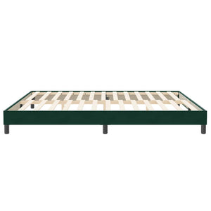 Κρεβάτι Boxspring χωρίς Στρώμα Σκούρο Πράσινο 200x210εκ