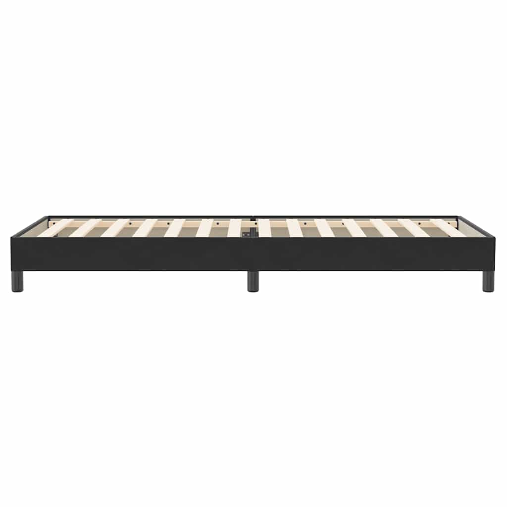 Κρεβάτι Boxspring χωρίς Στρώμα Μαύρο 80x220 εκ. Βελούδινο
