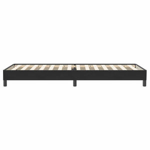 Κρεβάτι Boxspring χωρίς Στρώμα Μαύρο 80x220 εκ. Βελούδινο