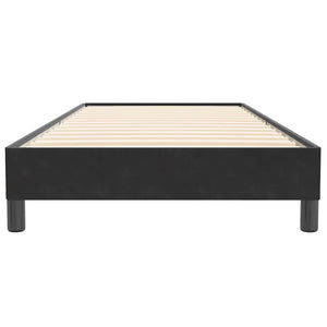 Κρεβάτι Boxspring χωρίς Στρώμα Μαύρο 90x220 εκ. Βελούδινο