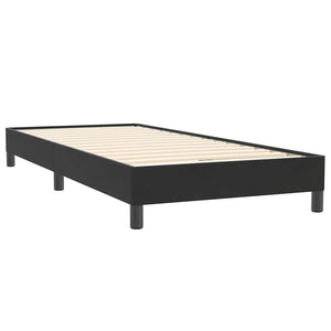 Κρεβάτι Boxspring χωρίς Στρώμα Μαύρο 90x220 εκ. Βελούδινο