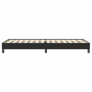 Box Spring Κρεβάτι χωρίς στρώμα Μαύρο 100x220 εκ. Βελούδινο