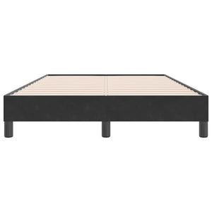 Box Spring Κρεβάτι χωρίς στρώμα Μαύρο 120x220 cm Βελούδινο - Pakobazaar