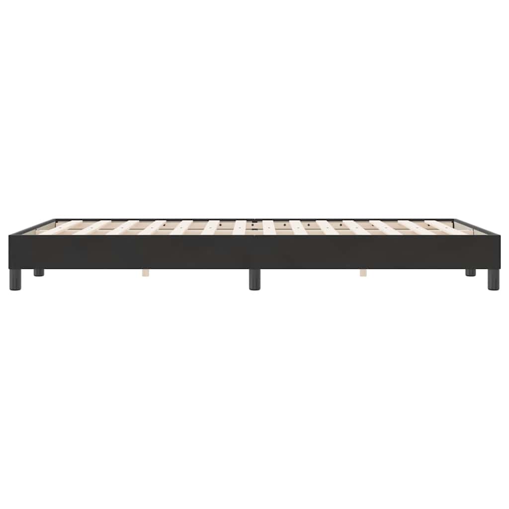 Box Spring Κρεβάτι χωρίς στρώμα Μαύρο 120x220 cm Βελούδινο