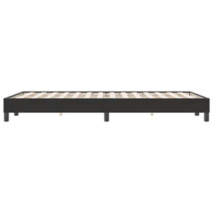 Box Spring Κρεβάτι χωρίς στρώμα Μαύρο 120x220 cm Βελούδινο - Pakobazaar