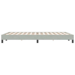 Κρεβάτι Boxspring χωρίς Στρώμα Ανοιχτό Γκρι 140x220 εκ.