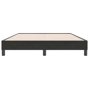 Box Spring Κρεβάτι χωρίς στρώμα Μαύρο 140x220 cm Βελούδινο