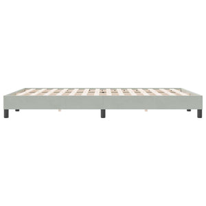 Κρεβάτι Boxspring χωρίς Στρώμα Ανοιχτό Γκρι 160x220 εκ