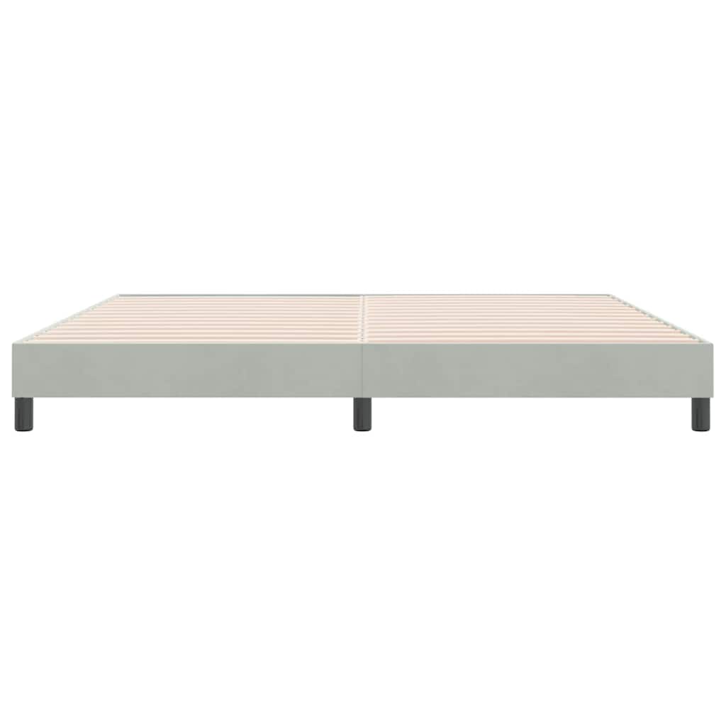 Box Spring κρεβάτι χωρίς στρώμα 180x220 cm Βελούδινο