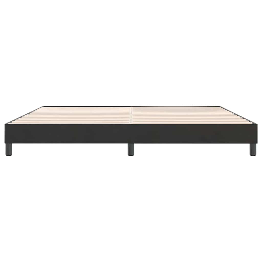 Box Spring Κρεβάτι χωρίς στρώμα Μαύρο 180x220 cm Velvet