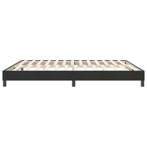 Box Spring Κρεβάτι χωρίς στρώμα Μαύρο 180x220 cm Velvet