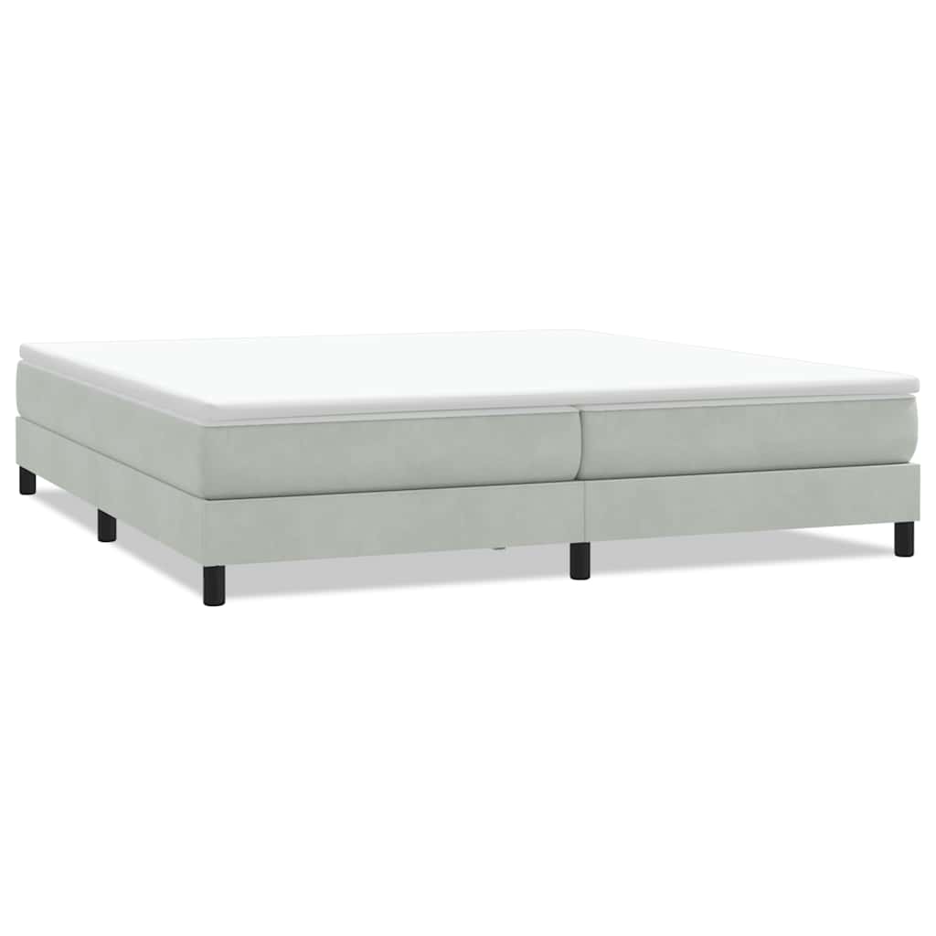Box Spring Κρεβάτι χωρίς στρώμα 200x220 cm Βελούδινο