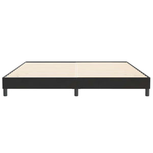Box Spring Κρεβάτι χωρίς στρώμα Μαύρο 200x220 cm Βελούδινο