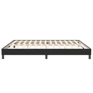 Box Spring Κρεβάτι χωρίς στρώμα Μαύρο 200x220 cm Βελούδινο