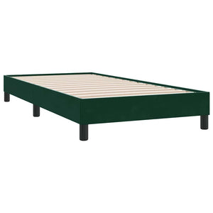 Box Spring Κρεβάτι χωρίς στρώμα 200x220 cm Βελούδινο