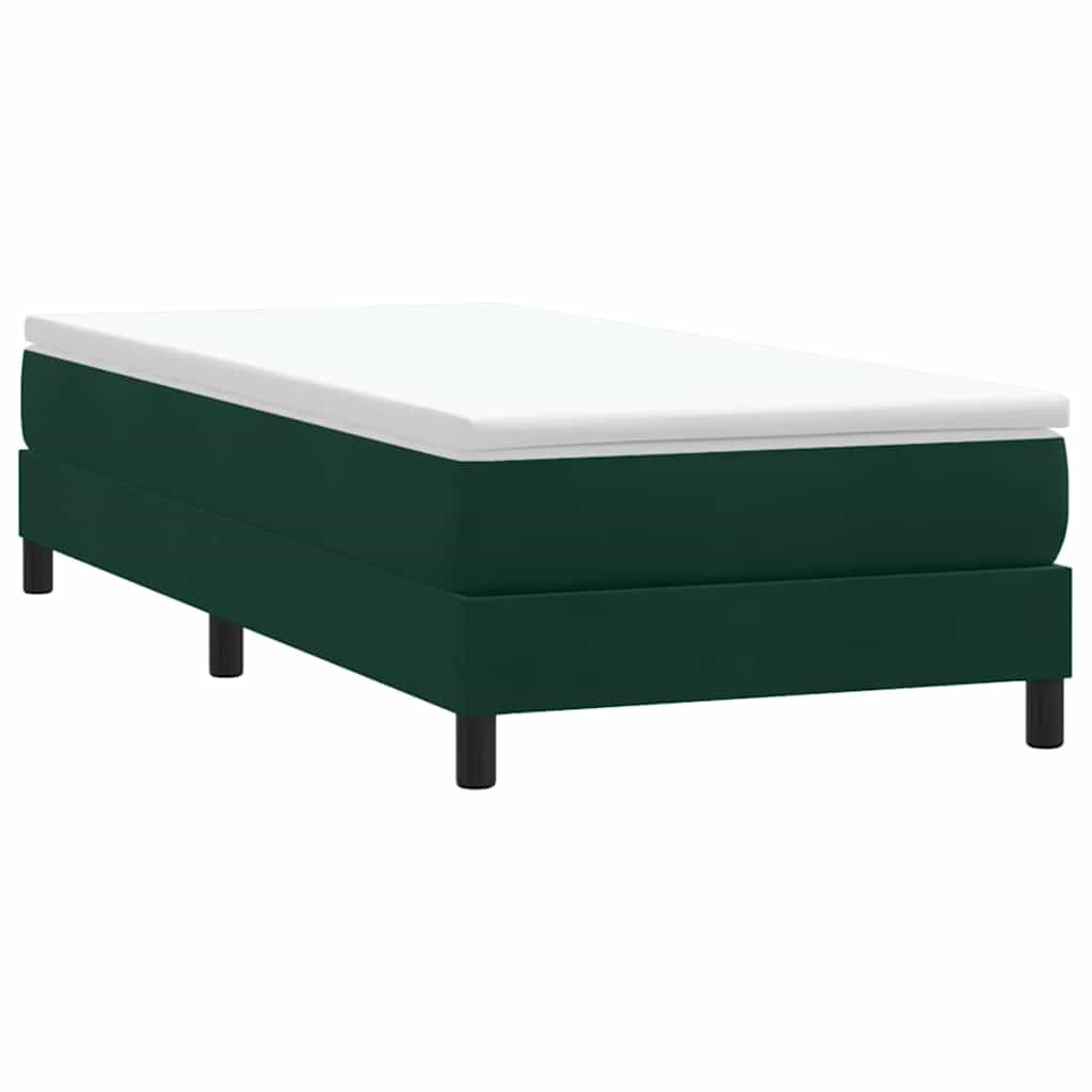 Box Spring Κρεβάτι χωρίς στρώμα 200x220 cm Βελούδινο