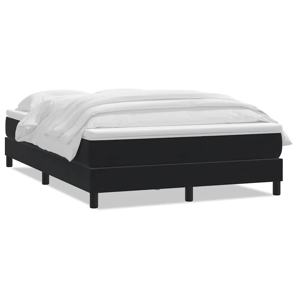 Κρεβάτι Boxspring με Στρώμα Μαύρο 160x210 εκ. Βελούδινο