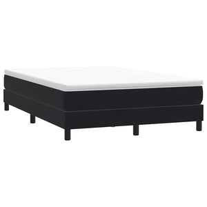 Κρεβάτι Boxspring με Στρώμα Μαύρο 160x210 εκ. Βελούδινο