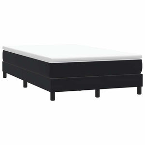 Box Spring Κρεβάτι με στρώμα Μαύρο 120x220 cm Βελούδινο - Pakobazaar