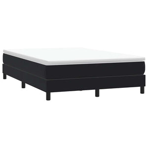 Box Spring Κρεβάτι με στρώμα Μαύρο 140x220 cm Βελούδινο