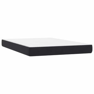Κρεβάτι Boxspring με Στρώμα Μαύρο 160x210 εκ. Βελούδινο