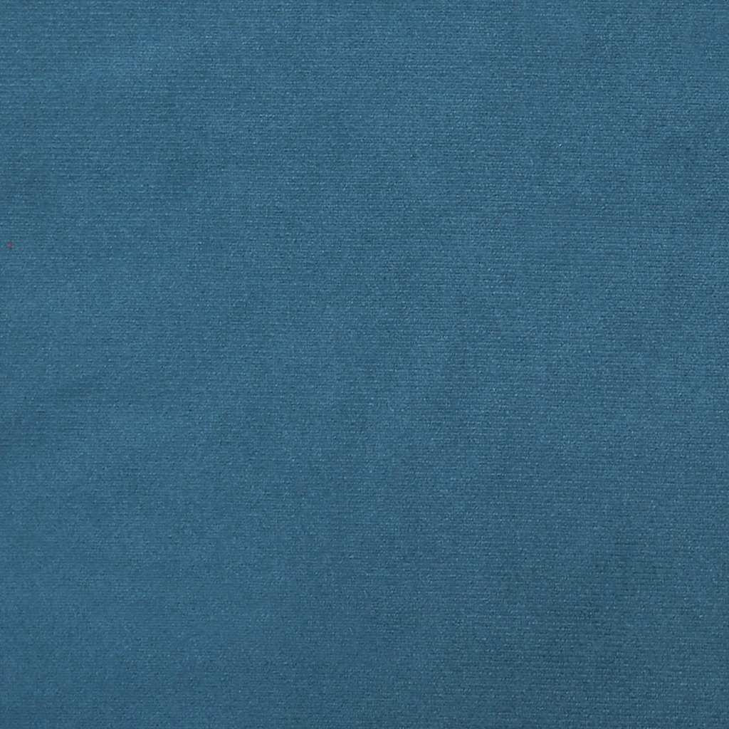 Box Spring κρεβάτι με στρώμα σκούρο μπλε 90x210 εκ. Βελούδινο