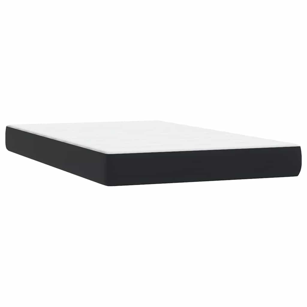 Box Spring Κρεβάτι με στρώμα Μαύρο 120x220 cm Βελούδινο