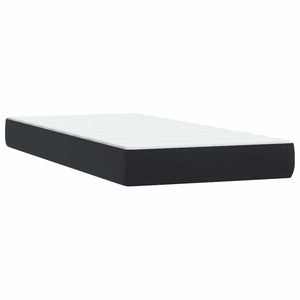 Κρεβάτι Boxspring με Στρώμα Μαύρο 200x210 εκ. Βελούδινο