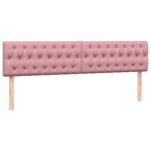 Box Spring κρεβάτι με στρώμα ροζ 180x220 cm Βελούδινο - Pakobazaar