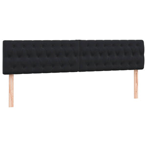 Κρεβάτι Boxspring με Στρώμα & LED Μαύρο 200x220 cm Βελούδινο - Pakobazaar